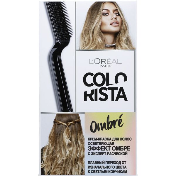 Крем-краска для волос осветляющая L'Oreal Paris Эффект Омбре «Colorista Ombre»