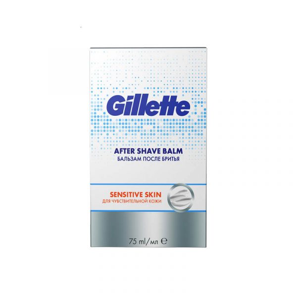 Бальзам после бритья Gillette Sensitive Skin, для чувствительной кожи, 75 мл