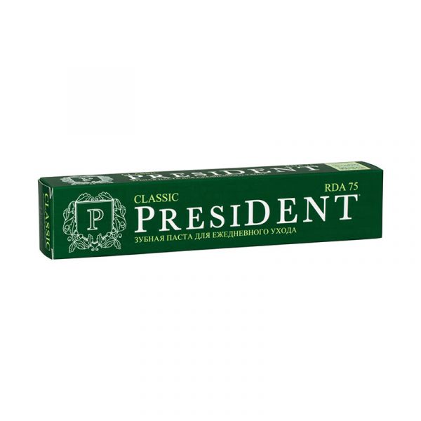 Зубная паста President Classic, 75мл