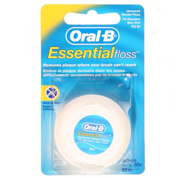 Зубная нить Oral-b Essential floss, 50 м