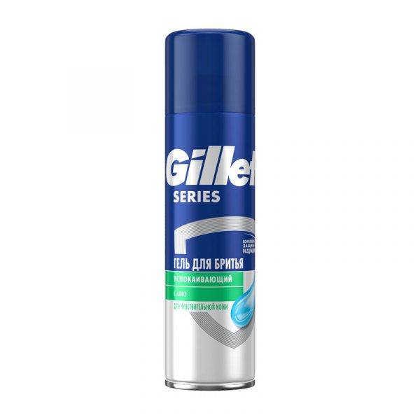 Гель для бритья Gillette Series Sensitive, для чувствительной кожи, 200 мл