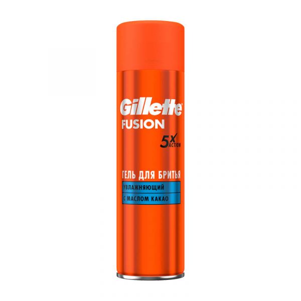 Гель для бритья Gillette Fusion5 Ultra Moisturizing, увлажняющий, 200 мл
