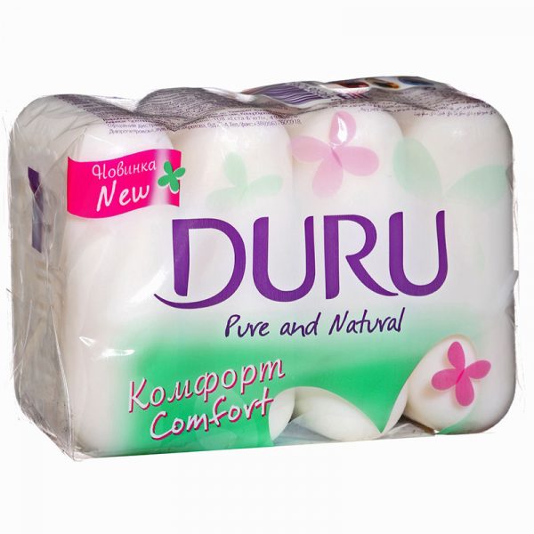 Мыло туалетное Duru Pure and natural нейтральный, 346 г