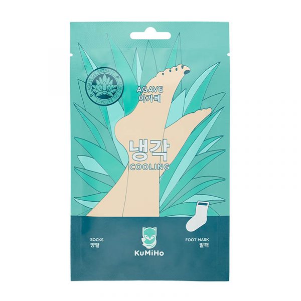 Маска-носочки для ног KuMiHo, с эффектом охлаждения, с экстрактом агавы, 20мл