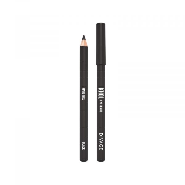 Мягкий карандаш для внутреннего века Divage Eye Pencil Kohl черный