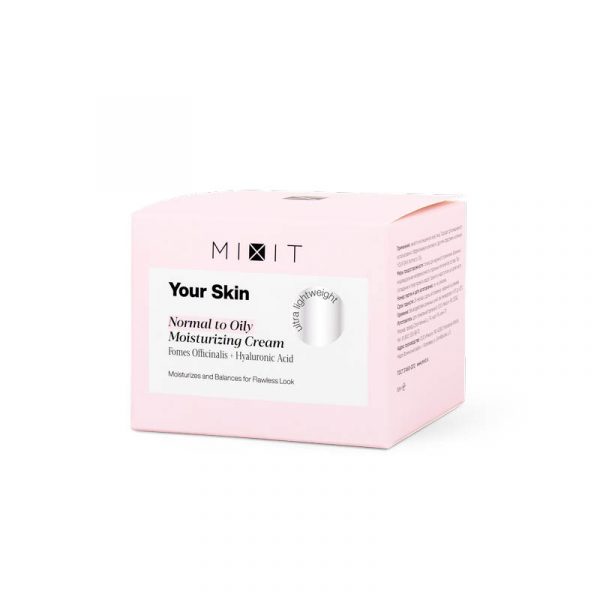 Крем для лица MiXiT Your Skin Normal to Oily Moisturizing, увлажняющий, 50 мл