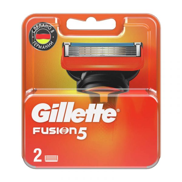 Кассеты для бритья Gillette Fusion5, сменные, 2шт