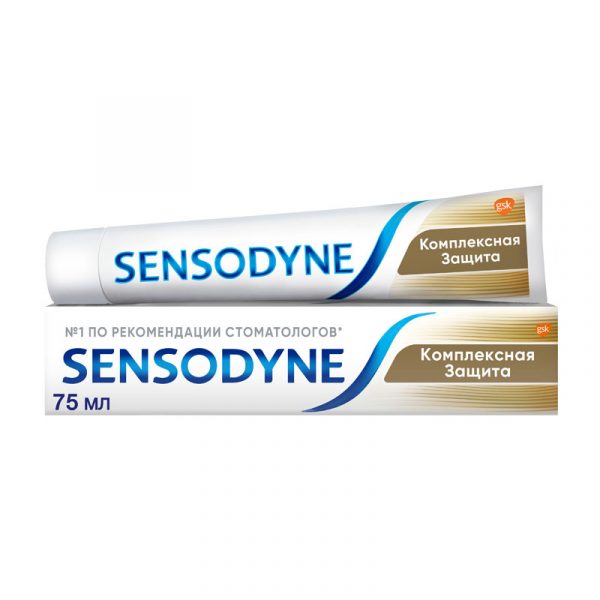 Зубная паста Sensodyne «Комплексная Защита», для чувствительных зубов, 75 мл