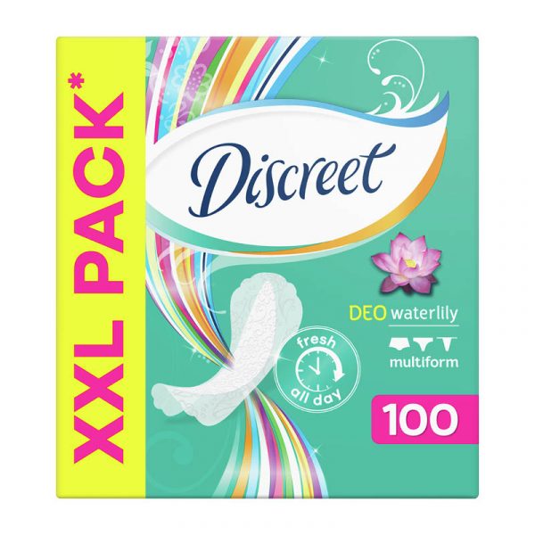 Ежедневные прокладки Discreet Deo Waterlily, 100 шт