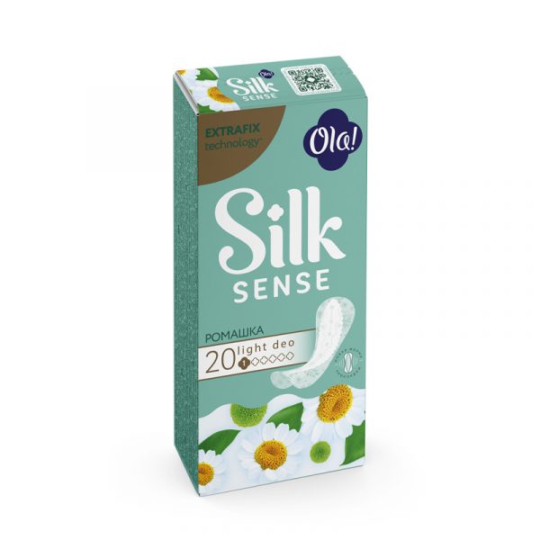 Прокладки ежедневные Ola! Light Silk sense «Ромашка», 20 шт