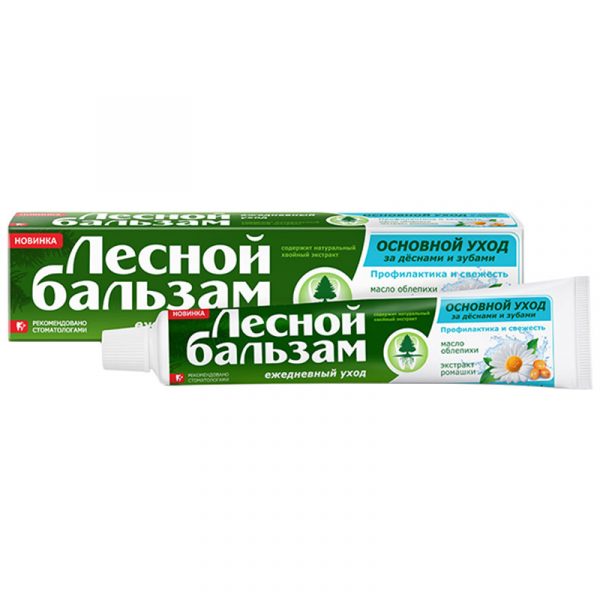 Зубная паста Лесной бальзам лесные травы лечебно-профилактическая, 91 г