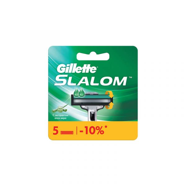 Сменные кассеты Gillette Slalom, 5шт