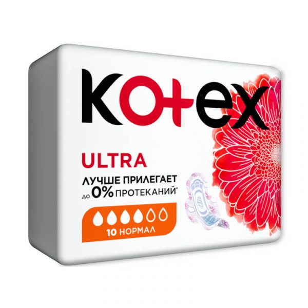 Прокладки Kotex Ultra Normal, 10 шт
