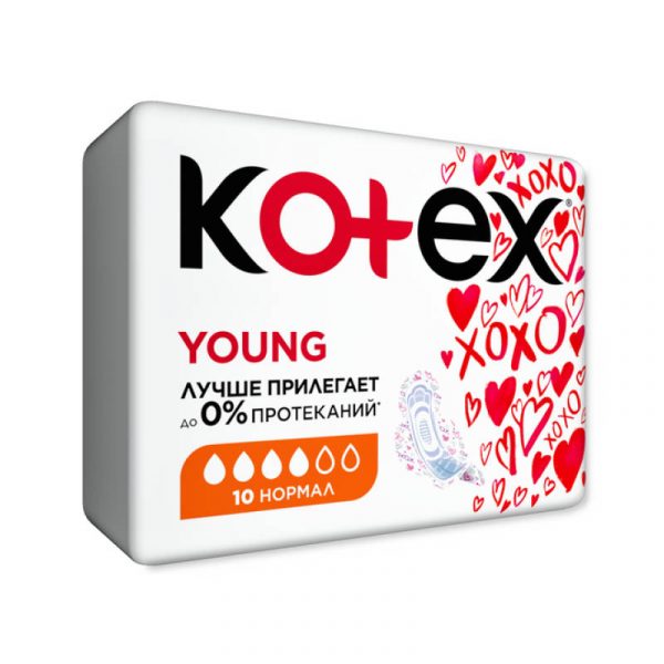 Прокладки Kotex Young Normal, 10 шт