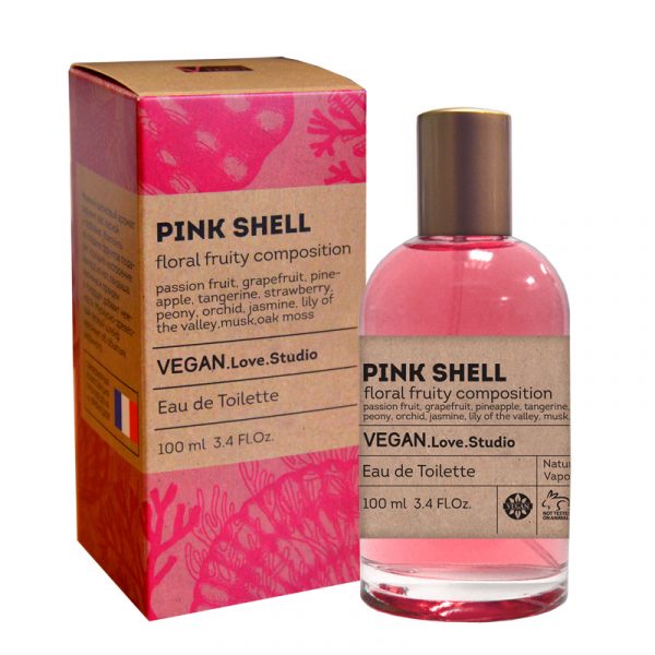 Туалетная вода Vegan love studio Pink Shell, женская, 100мл